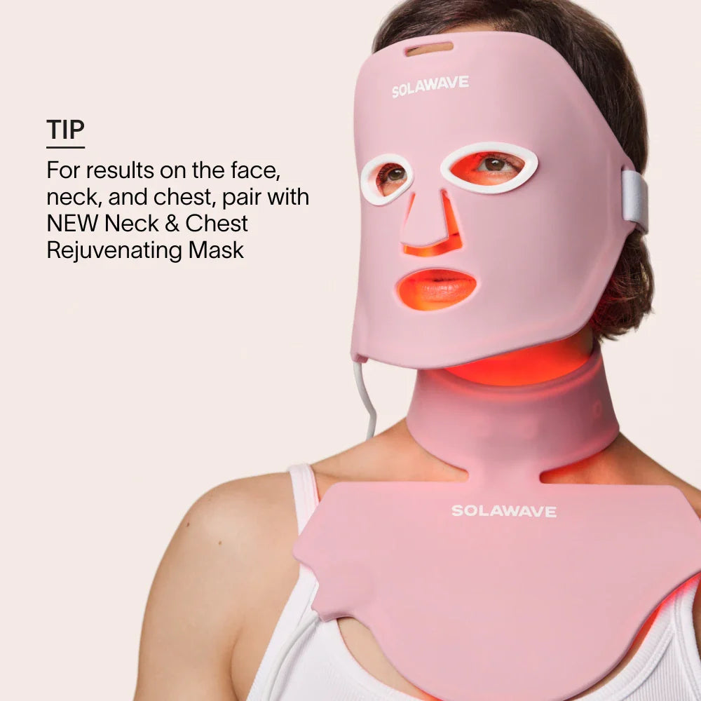 rood licht therapie gezichtsmasker